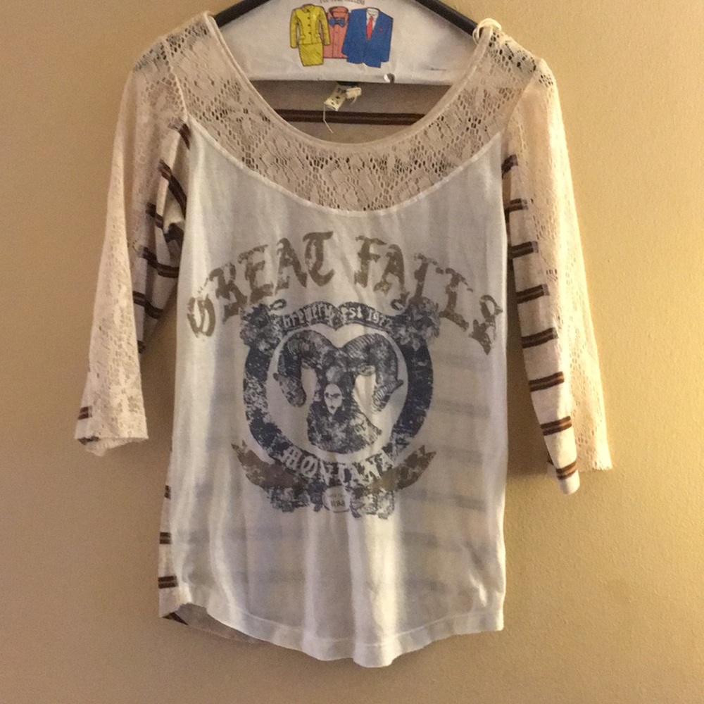 Free People Printed Hybrid Fabric Shirt-XS (9) - Picture 2 of 5
